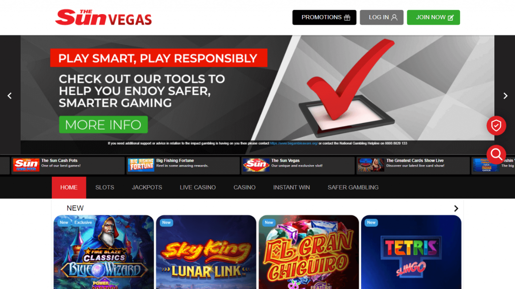 Sun Vegas Casino Review