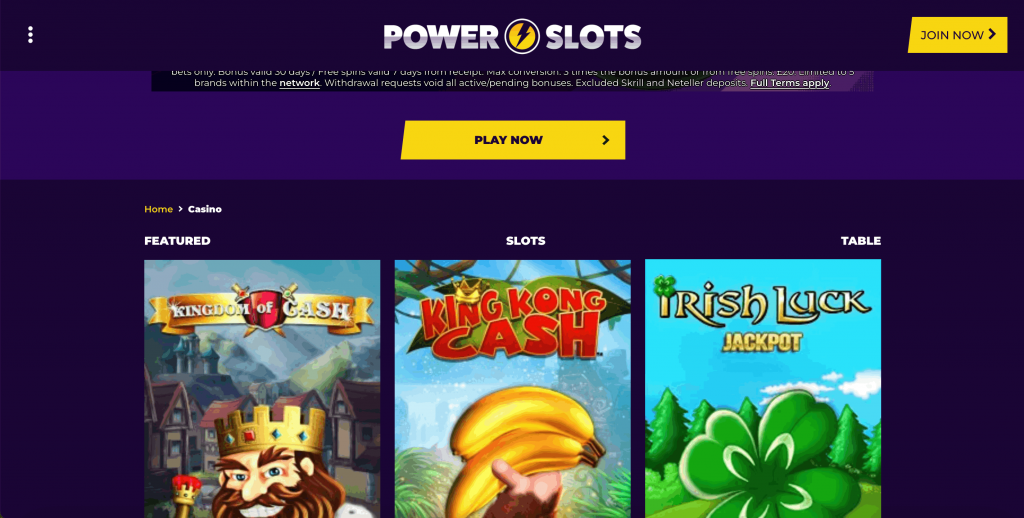 PowerSlots Casino