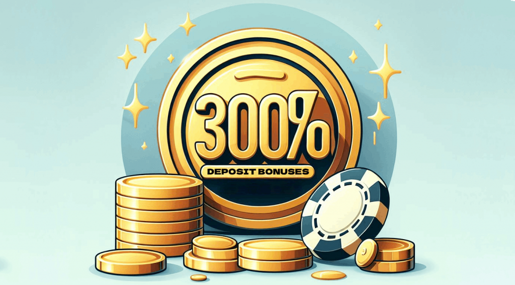 300% Deposit Bonuses