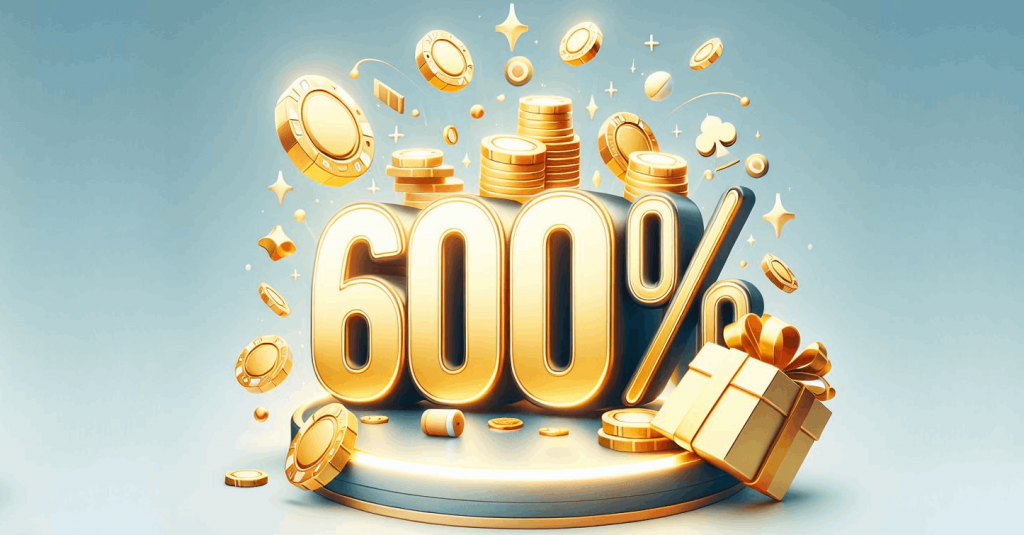 600% UK Casino Bonuses