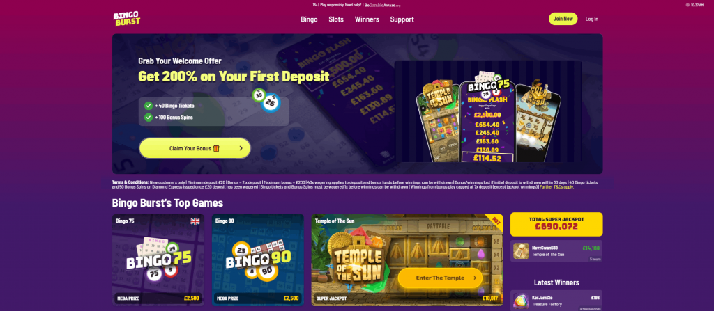 Bingo Burst Casino