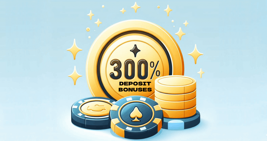 300% Casino Bonuses